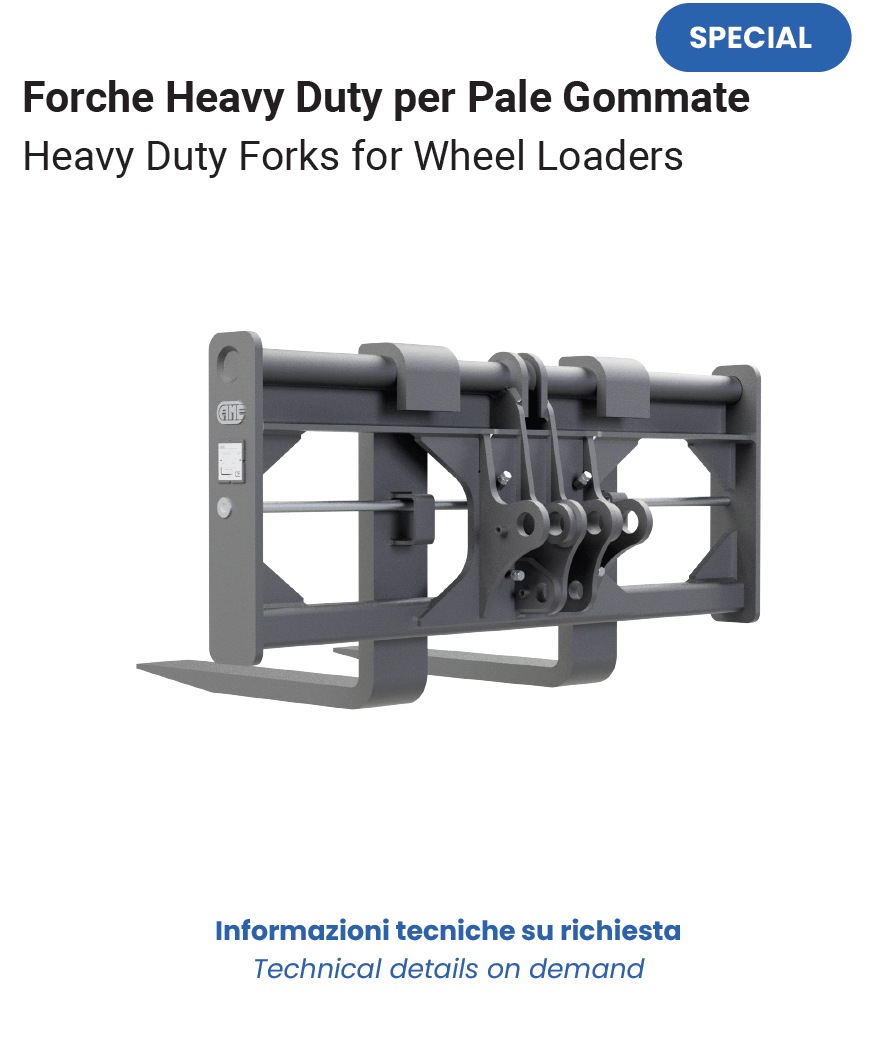  Forche Heavy Duty per Pale Gommate Scheda